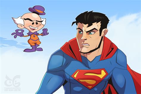 Superman Vs Mr Mxyzptlk By Toongrowner On Deviantart