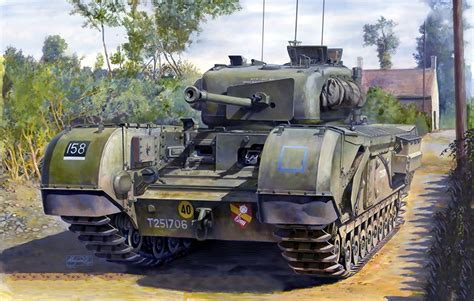 Immagine Carro Armato Churchill Mk Iv Disegnate Esercito