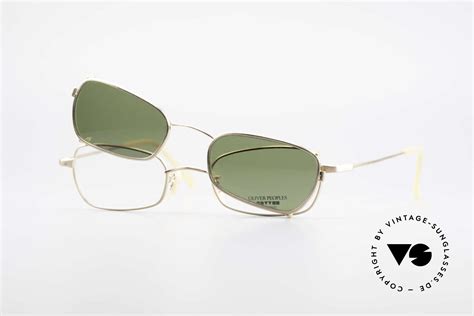 Sunglasses Oliver Peoples Op585 90s Vintage Frame Clip On