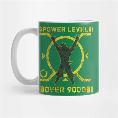 If you haven't, i'll tell you now, it's impossible. POWER LEVEL OVER 9000 - Dragon Ball Z - Mug | TeePublic