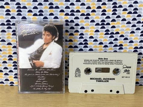 Michael Jackson Thriller Cassette Tape Epic Etsy