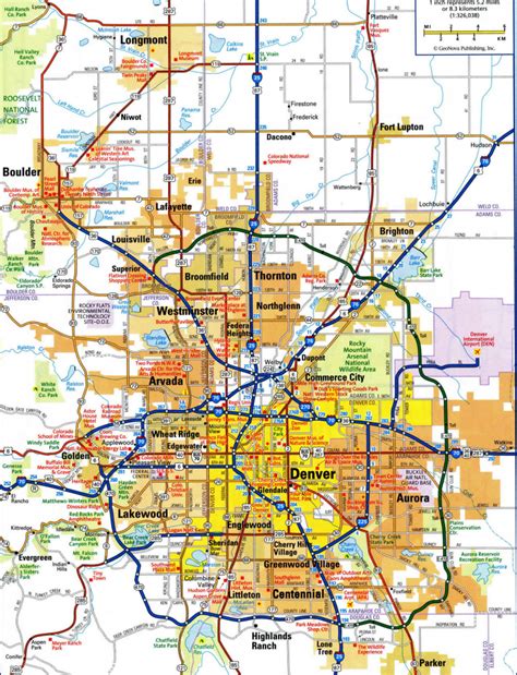 Colorado Road Map Printable Secretmuseum In Printable Road Map Of