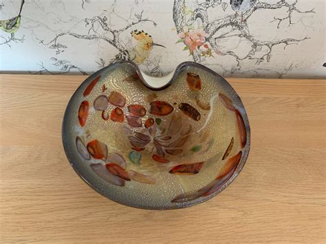 Vintage Genuine Murano Art Glass Bowl