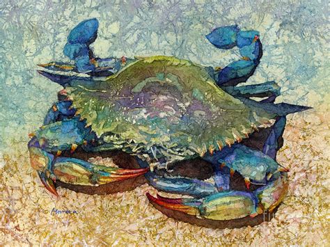 Blue Crab Painting By Hailey E Herrera