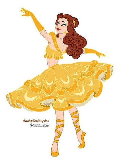 Belle As A Beautiful Ballerina Of Ballet Belle Twisted Disney All