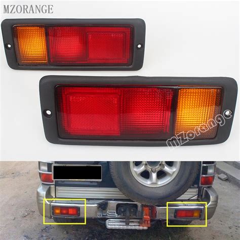 Mzorange 2pcs Left And Right Rear Tail Light Lamp Mb124963 Mb124964 214