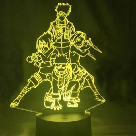 Anime Night Light Anime Decor Custom Anime Led 3d For Your Etsy