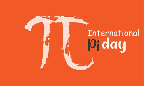Happy National Pi Day March 14 Holiday Concept Template For Background Banner Card Poster