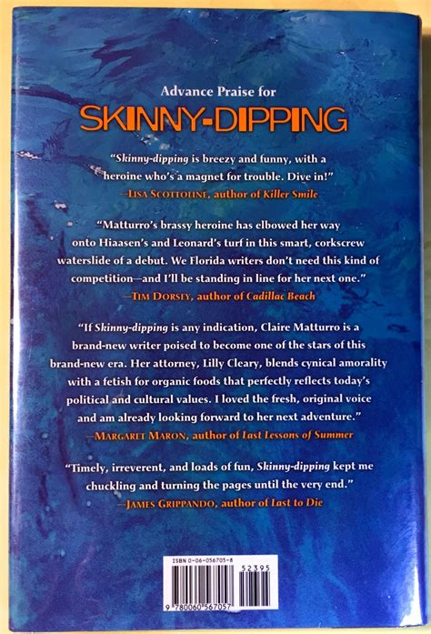 skinny dipping claire matturro first edition first printing