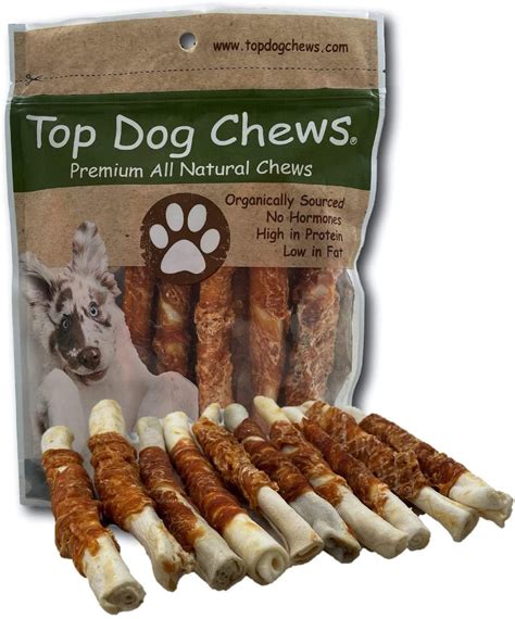 Top Dog Chews Chicken Wrapped Rawhide Rolls All Natural Etsy
