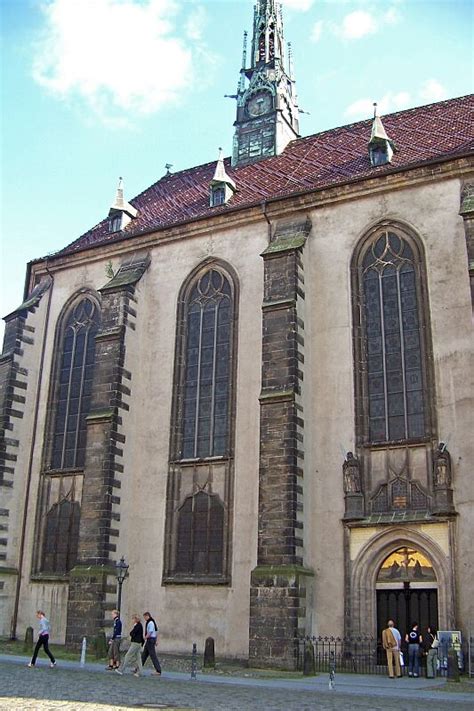 Wittenberg Chapel Door And Door Of Wittenberg Castle Church Where