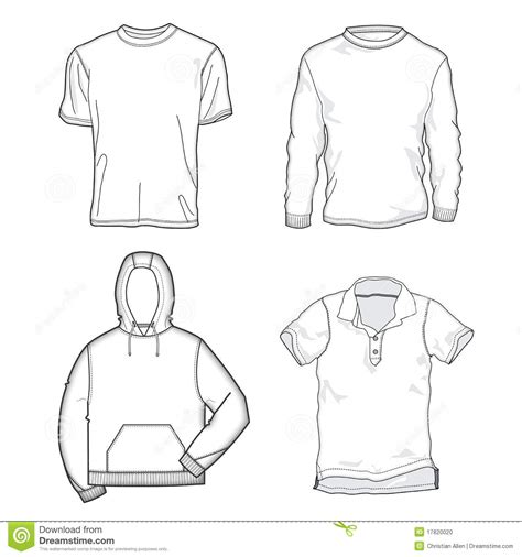 shirt templates stock vector illustration  outfit