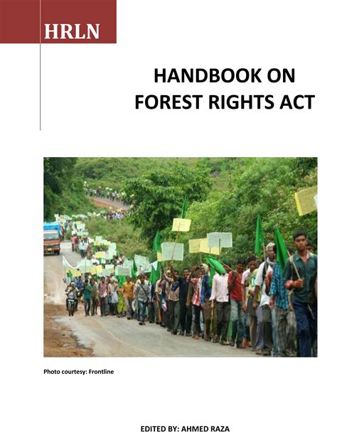 Handbook On Forest Rights Act — Hrln