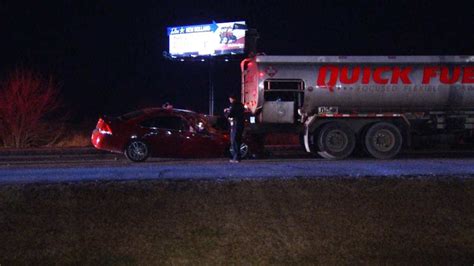Driver Injured After His Car Rear Ends Tulsa Fuel Truck