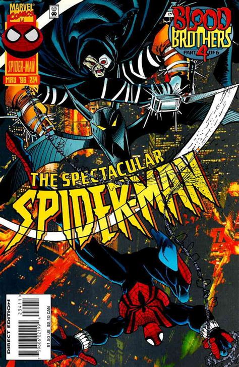 Spectacular Spider Man The 234 Fn Marvel Blood Brothers 4 Comic