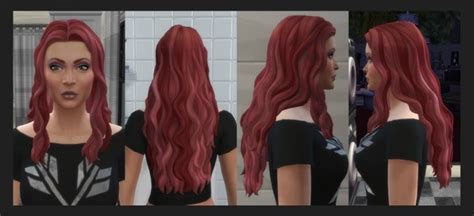 Long Waves Messy Hair Females By Simmiller At Mod The Sims Sims 4 Updates