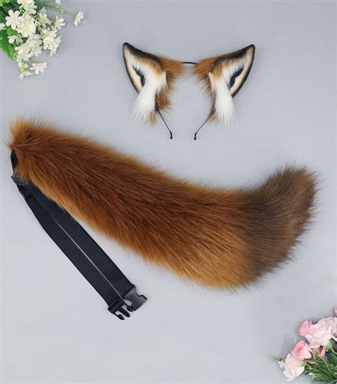 Fox Ears And Tail Set Cosplay Wolf Ears And Tail Set Cosplay Fox Ears