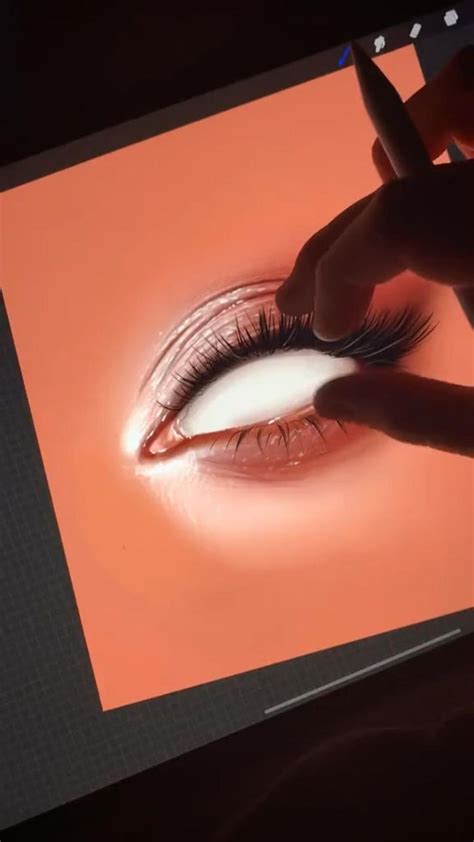 Amazing Digital Drawing Of An Eye ️👁 By Wynnprocreate On Tiktok