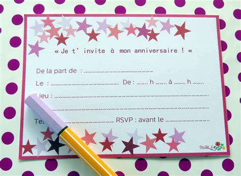 Modèle Carte Invitation Anniversaire Word Modèle De Carte D