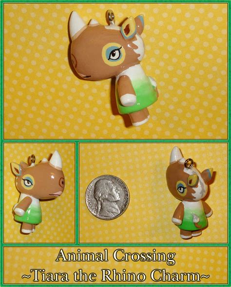 Animal Crossing Tiara Rhino Charm Handmade By Yellercrakka On