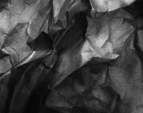 Crumpled Black Paper Background Stock Photo Image Of Grey Folded