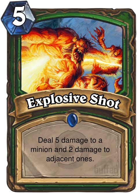 Heroic league of explorers guide using budget decks to defeat the new heroic galakrond awakens adventure mode! Explosive Shot - Spell - Card - Hearthstone database ...