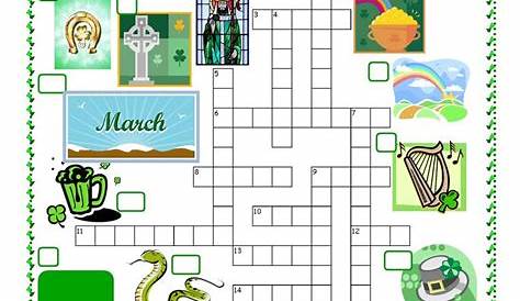 Free Printable St Patrick's Day Crossword Puzzles - Printable Crossword
