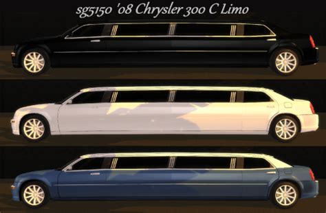 Sg5150 Sg5150 2008 Chrysler 300 C Limo Sims 4 Sims Sims 4 Update