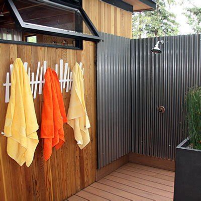 One of the best solutions for this is to install an outdoor shower. 10 Amazing DIY Outdoor Showers You Can Make in No Time | Do it yourself ideas and projects