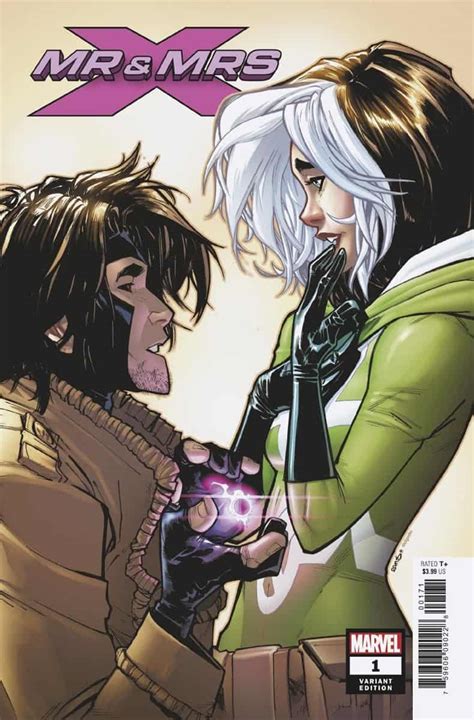 Marvel Comics Universe And Mr And Mrs X 1 Spoilers Gambit And Rogue