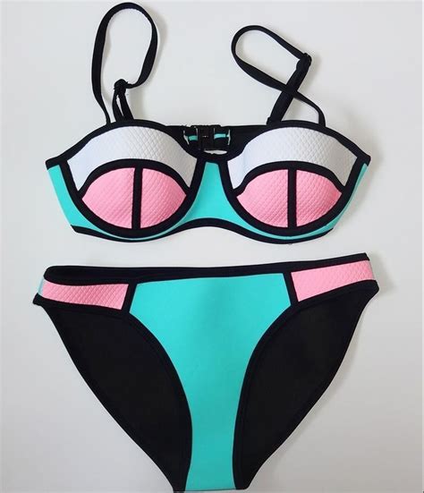 Sexy Polyester Rims Bikini Swimsuit 68686po Thumbnail 1 Neoprene