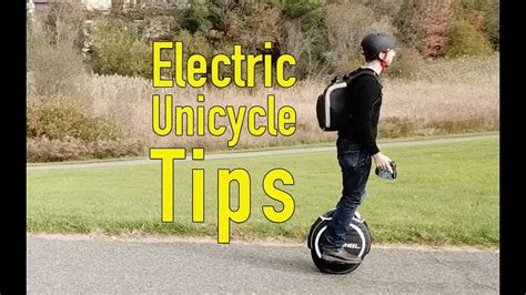 Tips To Learn To Ride An Electric Unicycle Youtube