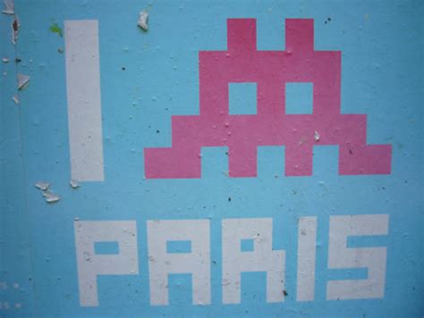 Space Invaders Paris Street Art Insolite Paris Île De France