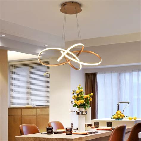 Modern chandeliers offer simplicity with a contemporary style. Dutti D0076 LED Chandelier aluminum iron for hall ...