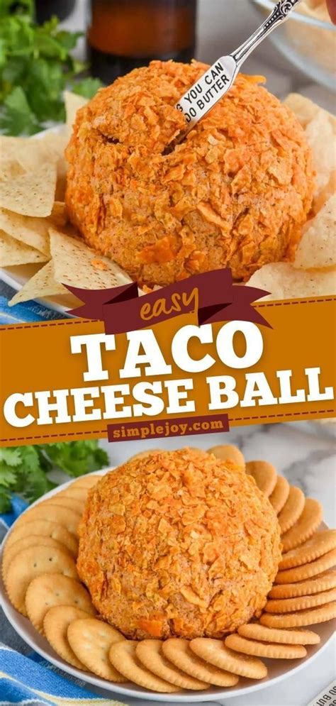 Easy Taco Cheese Ball Recipe Cheese Ball Recipes Fudge Recipes Easy
