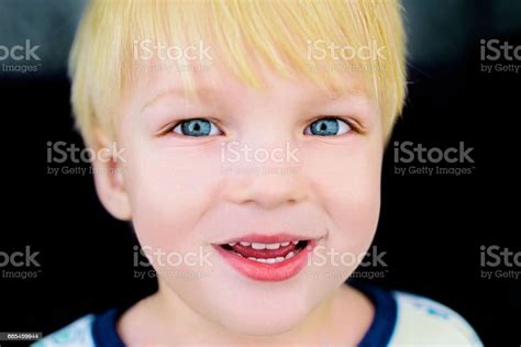 Boy With Blue Eyes Closeup Stock Photo Download Image Now 2 3 Years