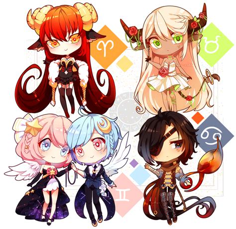 Set Price Zodiac Adoptables Pt 2 Closed By Bitter Coffee On