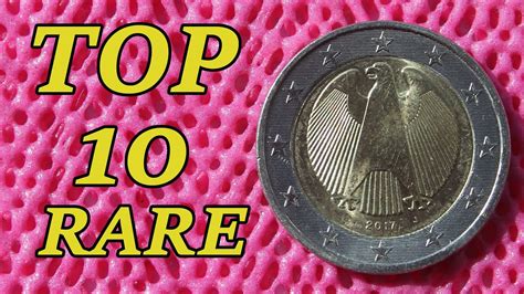 Top 10 Rare 2 Euro Coins From Germany Youtube
