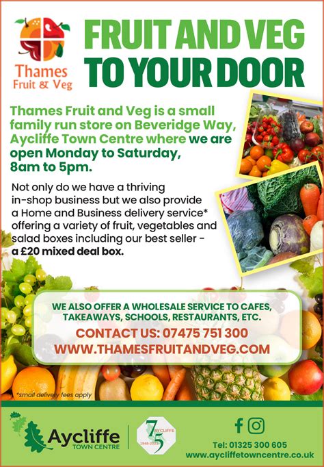 Fruit And Veg To Your Door Newton Aycliffe Shopping Centre