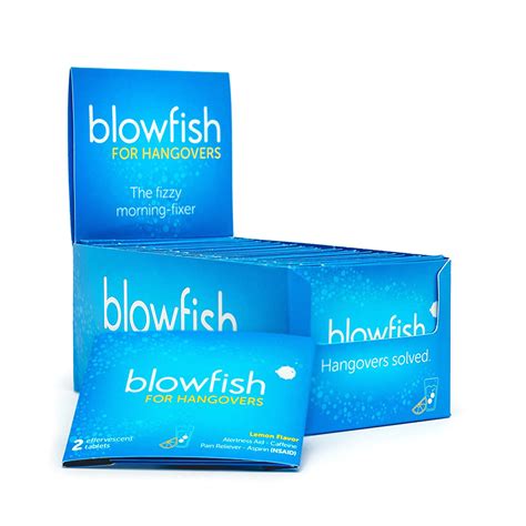 Blowfish For Hangovers Party Box 50 Tablets Blowfish Touch Of