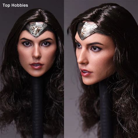 1 6 scale wonder woman head sculpt carving gal gadot model fit 12 inch hottoys phicen tbleague