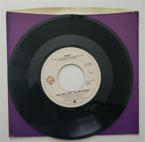 Details About Prince 1999 45 Rpm Vinyl Record Original Pressing 1982 7