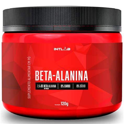 Beta Alanina Pura Pote 120g Intlab 100 Original Shopee Brasil