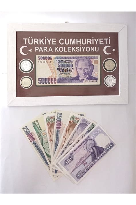 Yediotuz Çerçeveli 7 Emisyon 500 000 Türk Lirası Eski Koleksiyon