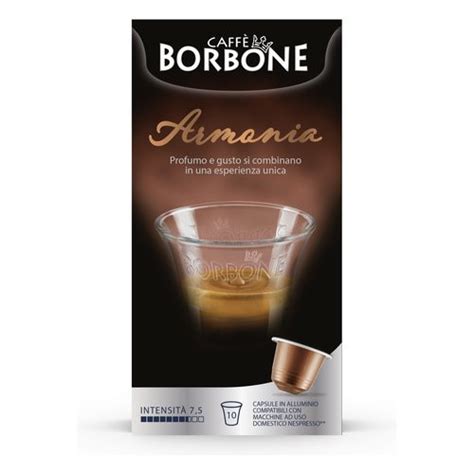 BORBONE RESPRESSO ARMONIA 10PZ SACCHETTO 10 CAPSULE COMPATIBILI NESPRESSO