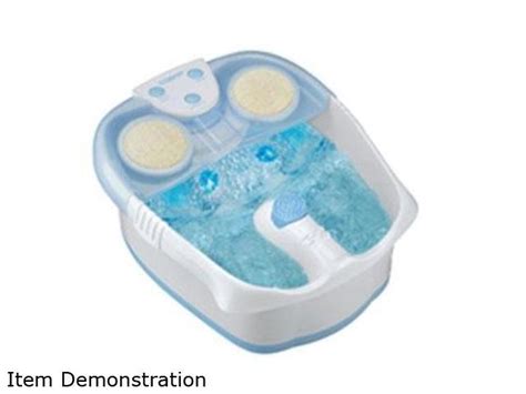 conair fb52 waterfall foot bath with lights bubbles and heat