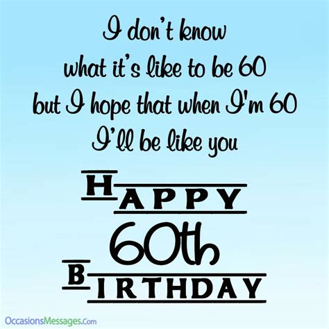 Happy 60th Birthday Wishes Messages For 60 Year Olds
