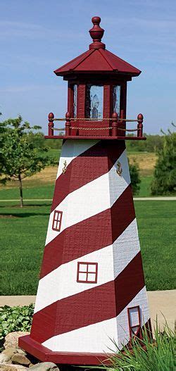 Amish Lighthouses Wooden Poly Lawn Garden Yard Handmade