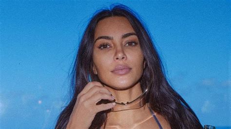 kim kardashian shows off her tremendous figure with a photo in a swimsuit pictures news