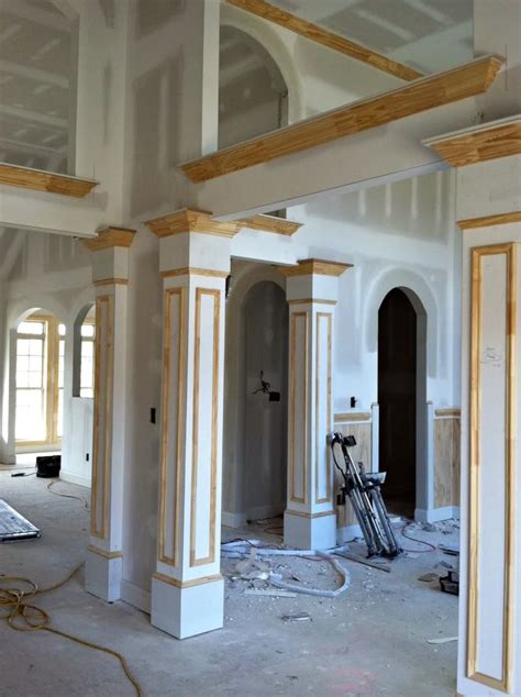 Its November Hows Your Build Progressing Interior Columns House